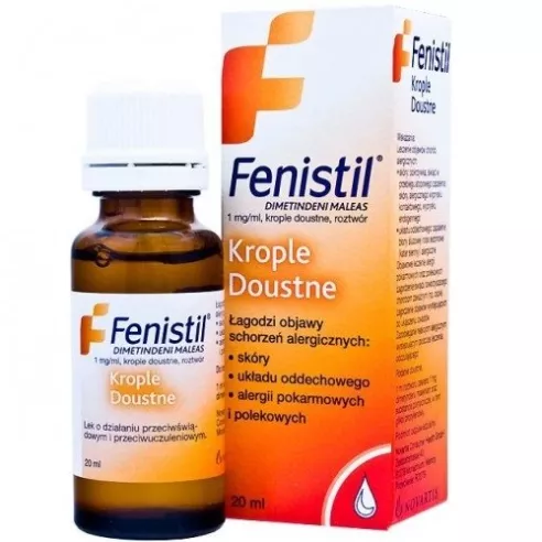 Fenistil - KROPLE, 20 ml.