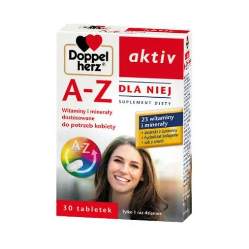 Doppelherz Aktiv - A-Z Dla Niej, 30 tabletek.