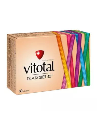 Vitotal dla Kobiet 40+, 30 tabletek. Aflofarm