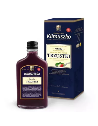 Nalewka wspierająca prawidłową pracę TRZUSTKI, 200 ml. O. Klimuszko