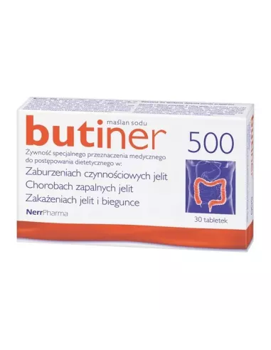 Butiner 500, 30 tabletek. Nerr Pharma