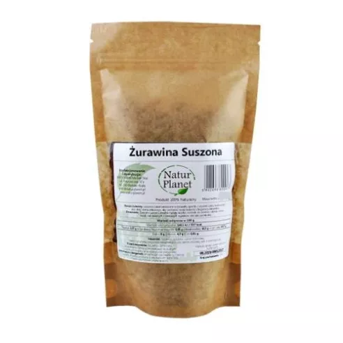 Żurawina suszona, 250 g. Natur Planet.