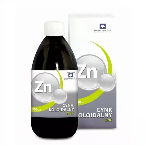 Cynk koloidalny Zinc TONIK, 500 ml. Altermedica