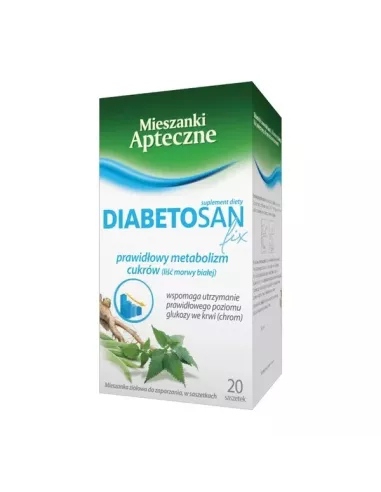 Diabetosan Fix, 20 saszetek. Mieszanki Apteczne