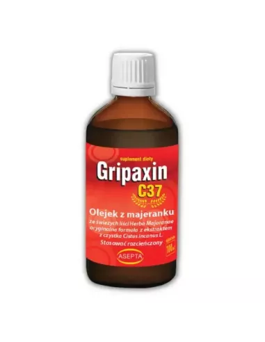 Gripaxin C37, olejek z majeranku, 100ml.  Asepta